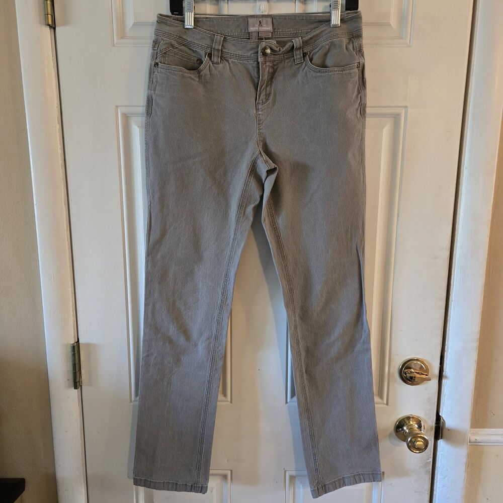 ​Royal Robbins Women's Billy Goat S75 Canvas Stretch Pants Size 4 Organic Cotton